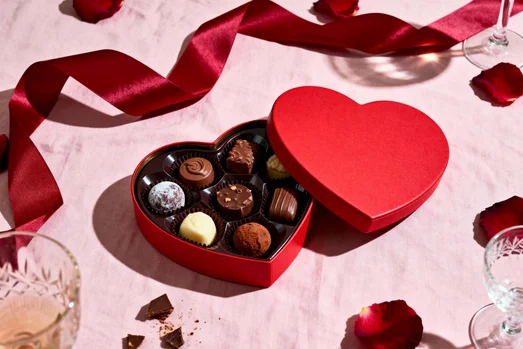 Custom Valentine Chocolate Boxes